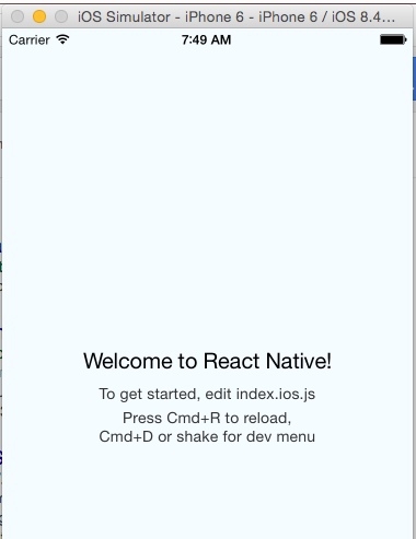 React Native AwesomeProject